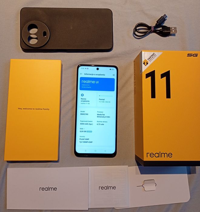 Realme 11 5G 8/256 Gb- stan bdb