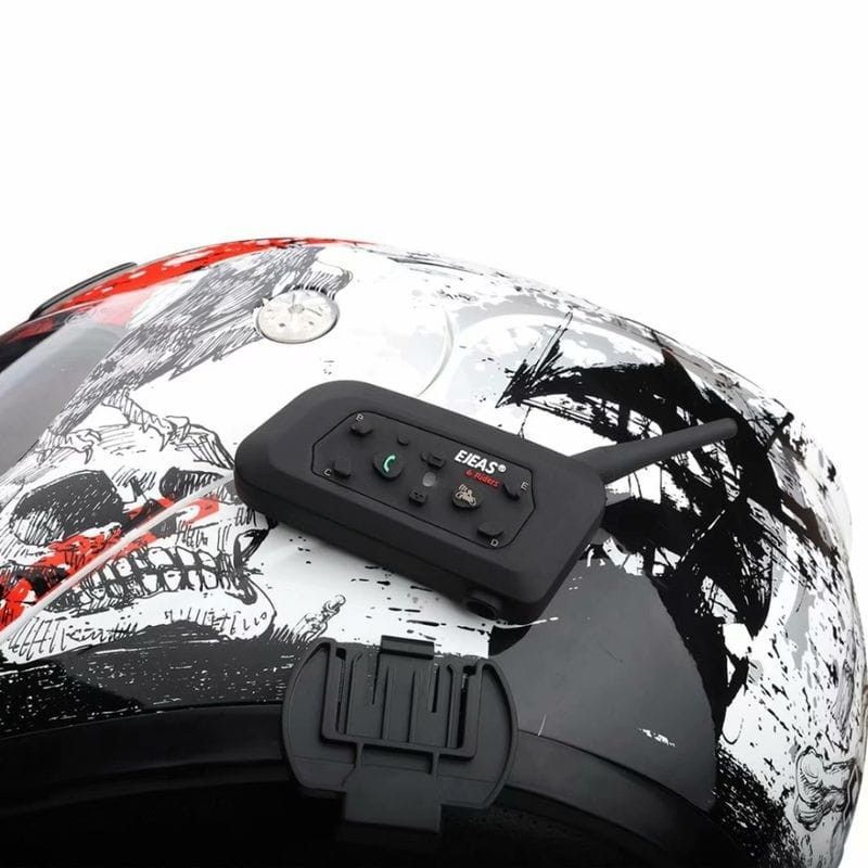 Conjunto 2 Intercomunicadores para Moto EJEAS V6 Pro SELADO