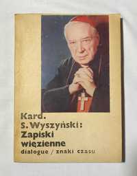 książka zapiski więzienne stefan wyszyński wyd. podziemne 1982 r.