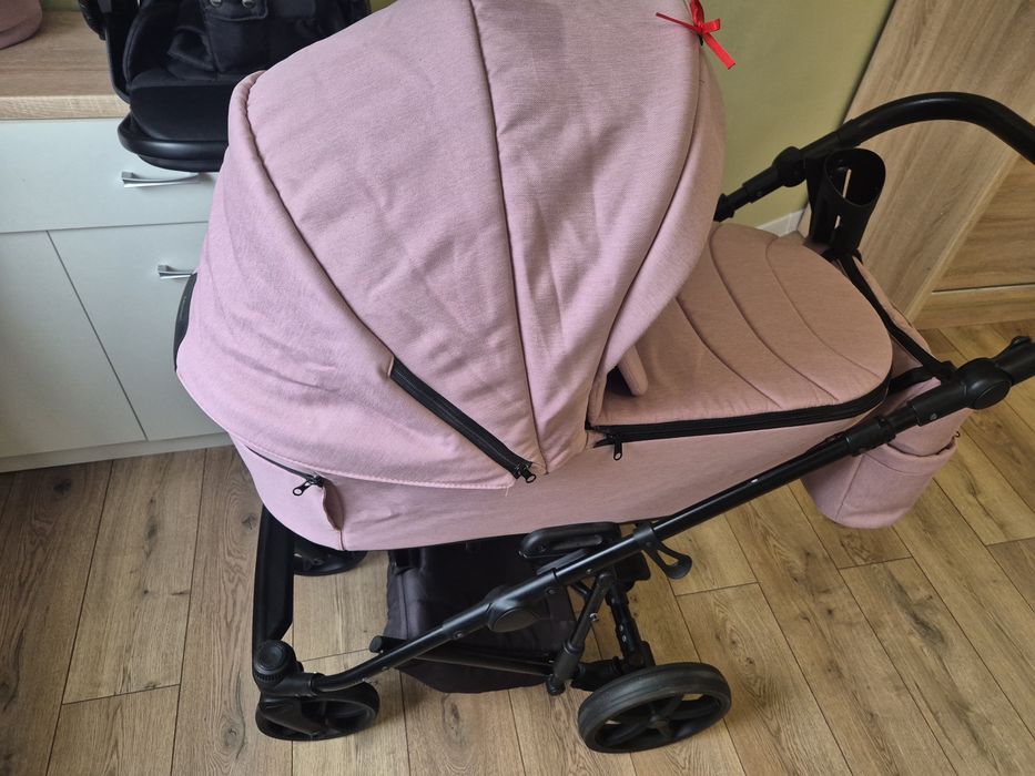 Візочок Adamex Zico 2в1 Рожевий 
Коляска універсальна 2в1