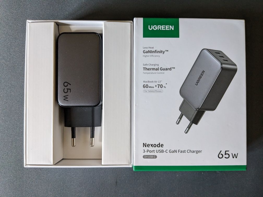 Зарядка Ugreen 65w
