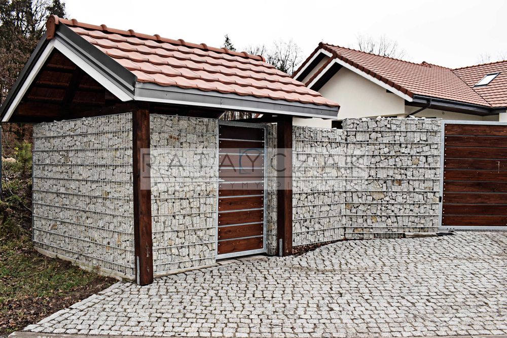 Gabion Gabiony Ogrodzenie Kosz Przęsło gabionowe Mur gabionowy 1,60m