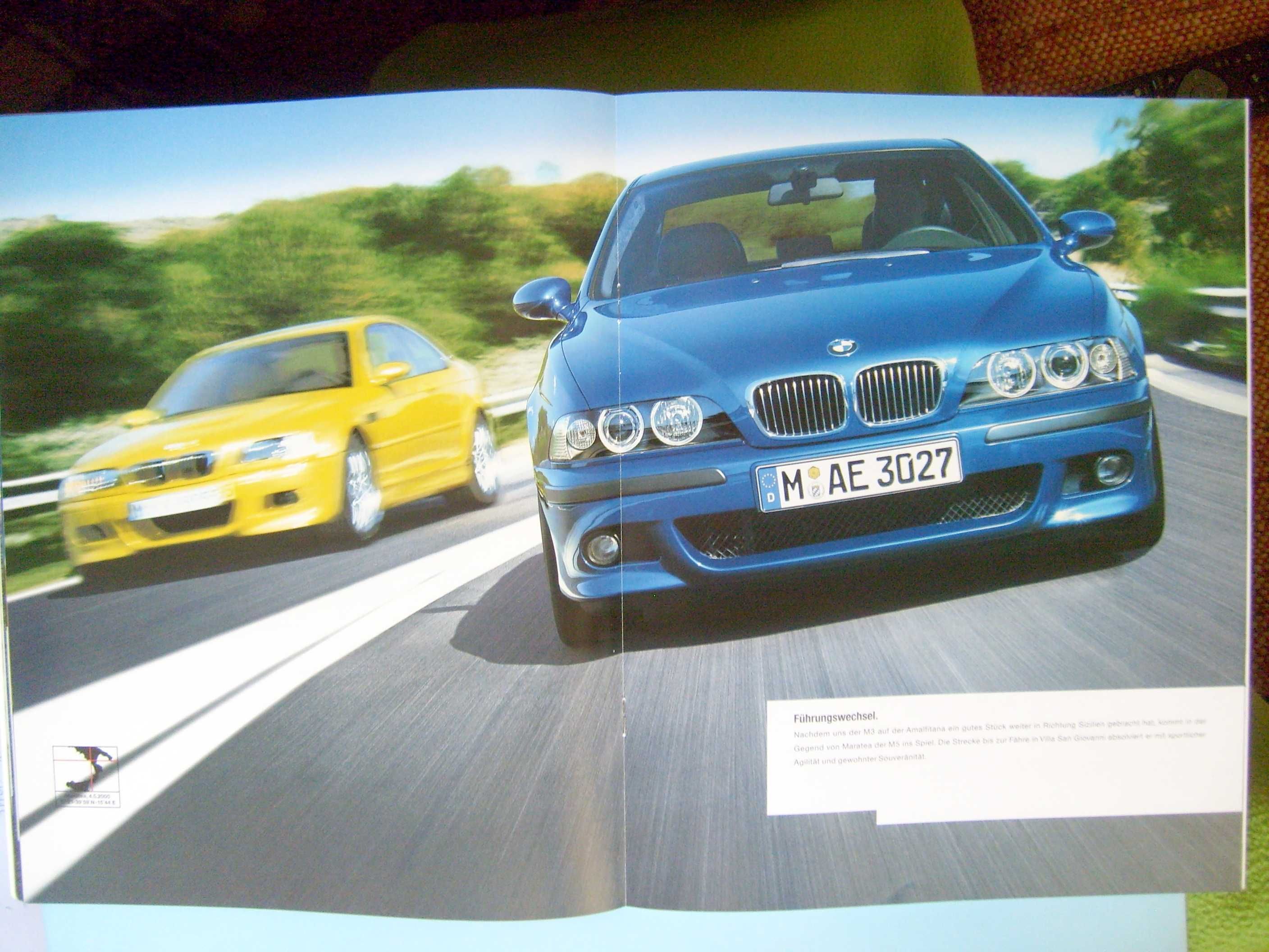 BMW M-Power 2000 prospekt / M3 E46, M5 E39, M Roadster & M Coupe