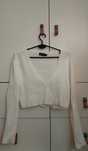 biały sweter top