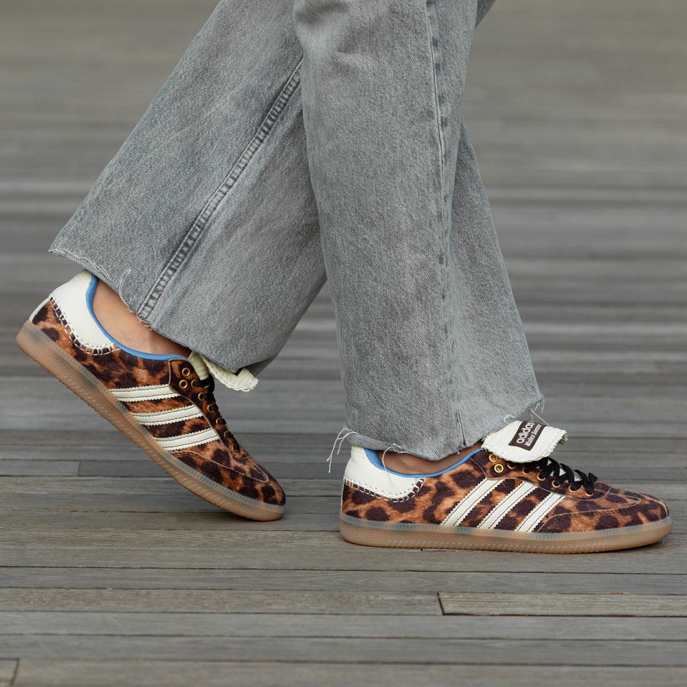 Кроссовки Adidas Samba Pony Wales Bonner Leopard