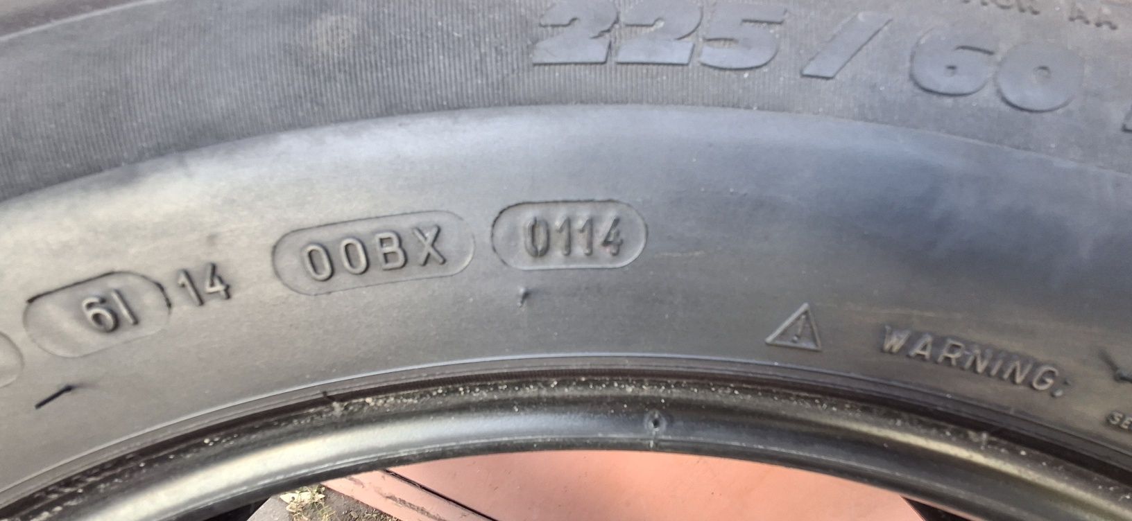 OSprzedam opony letnie 225/60R18 2014 rok