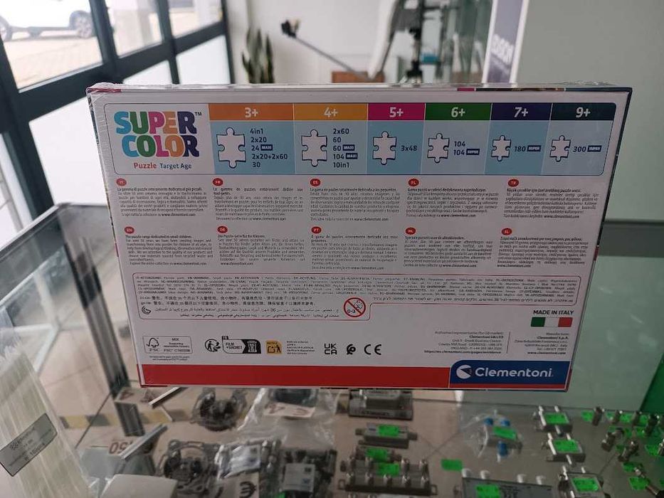 Puzzle Clementoni Disney Pixar SuperColor 21x20,5cm 3x48 peças