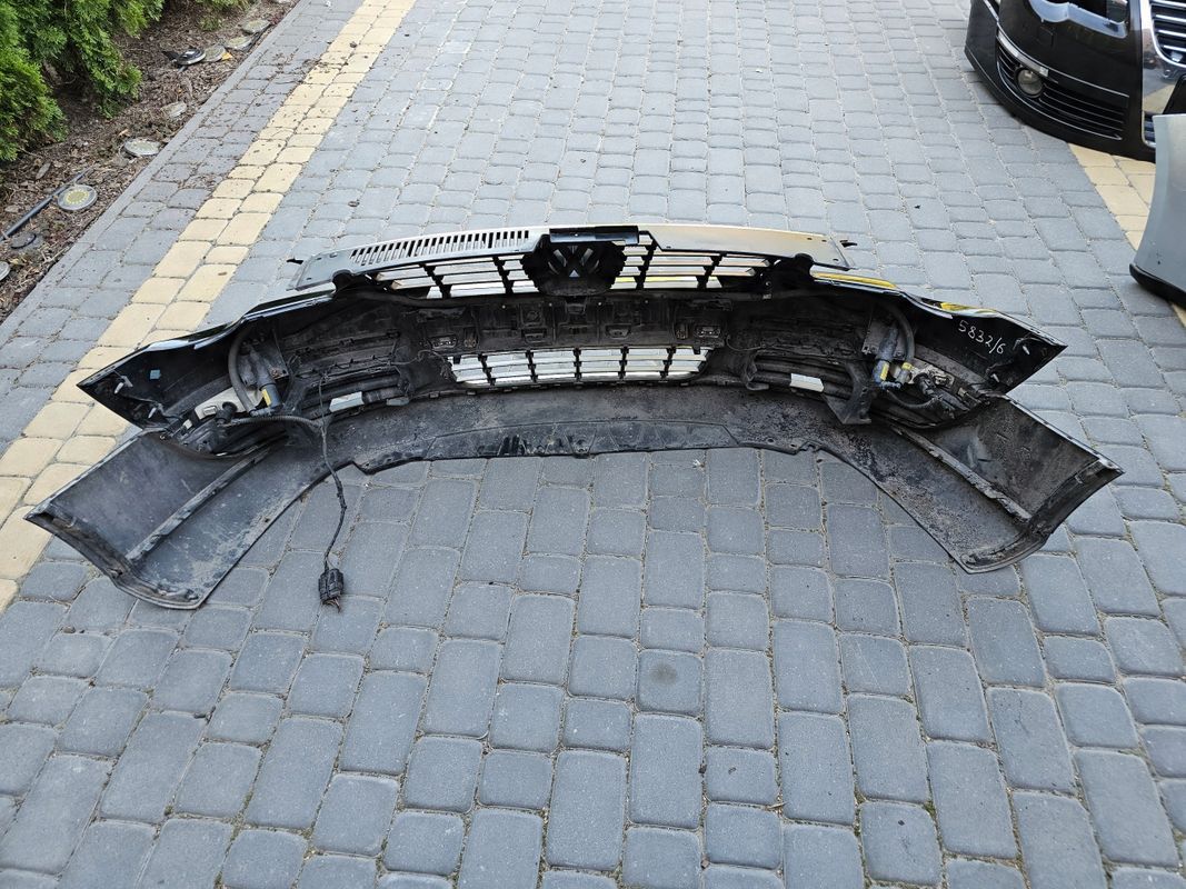 Vw Passat B6 Zderzak Przód Przedni xenon sprysk