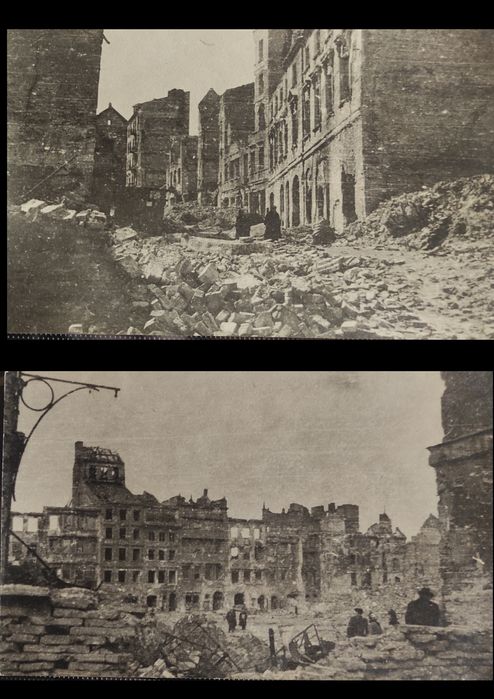 Stare fotografie Warszawa po Powstaniu Warszawskim – 16 sztuk