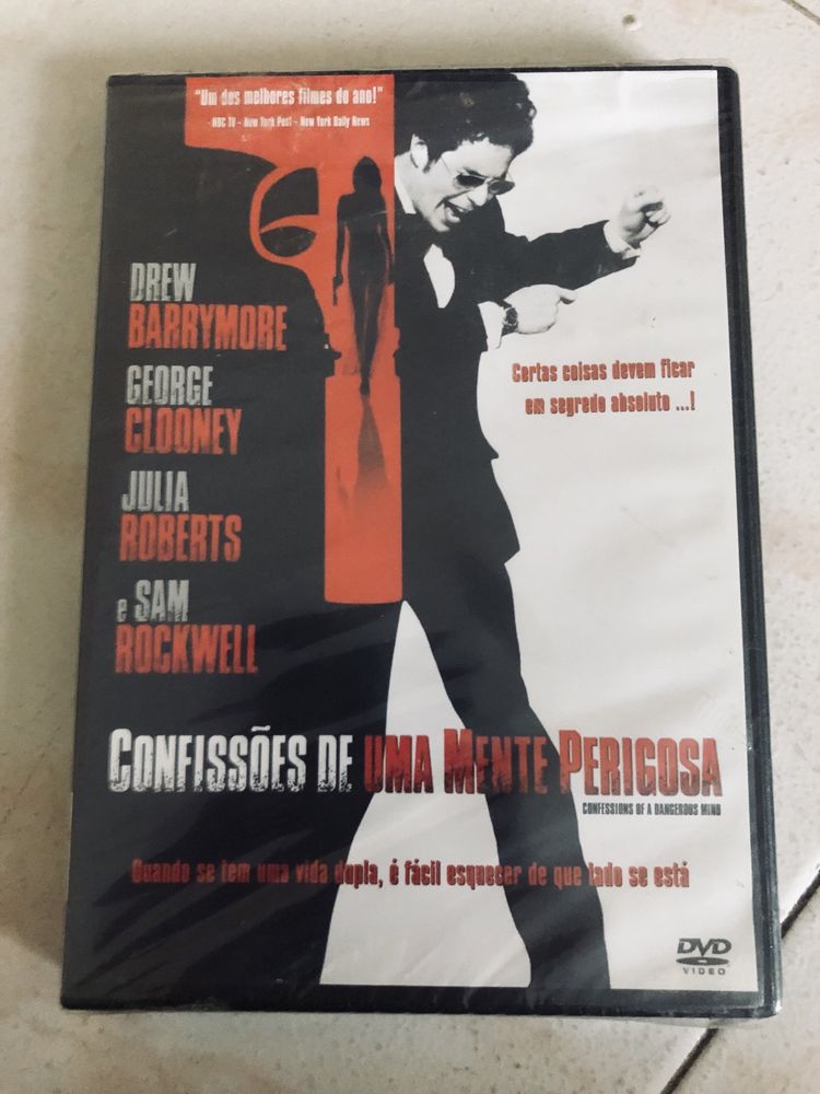 Filme DVD - confissões de uma mente perigosa