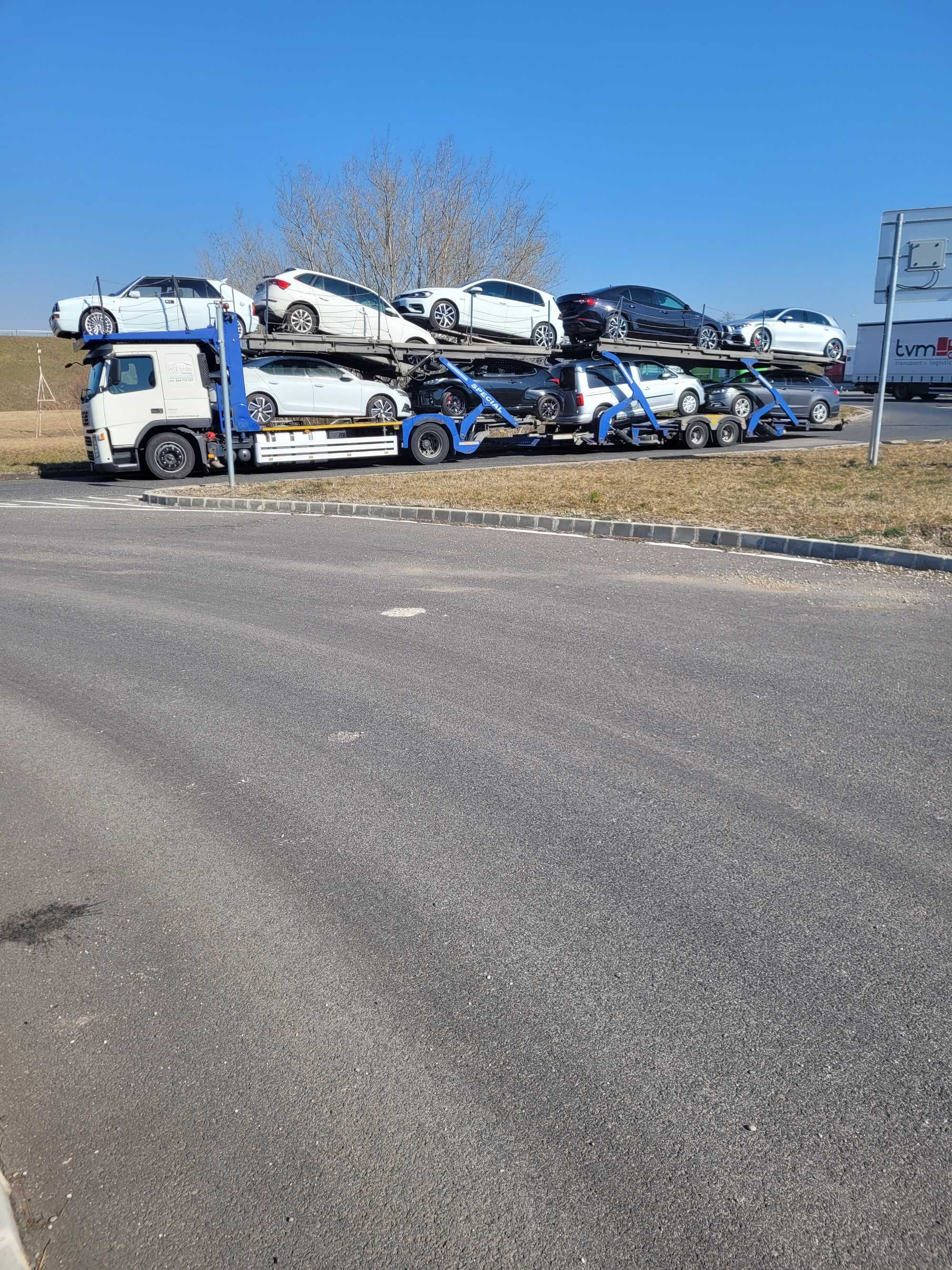 Transport aut samochodów Włochy Polska