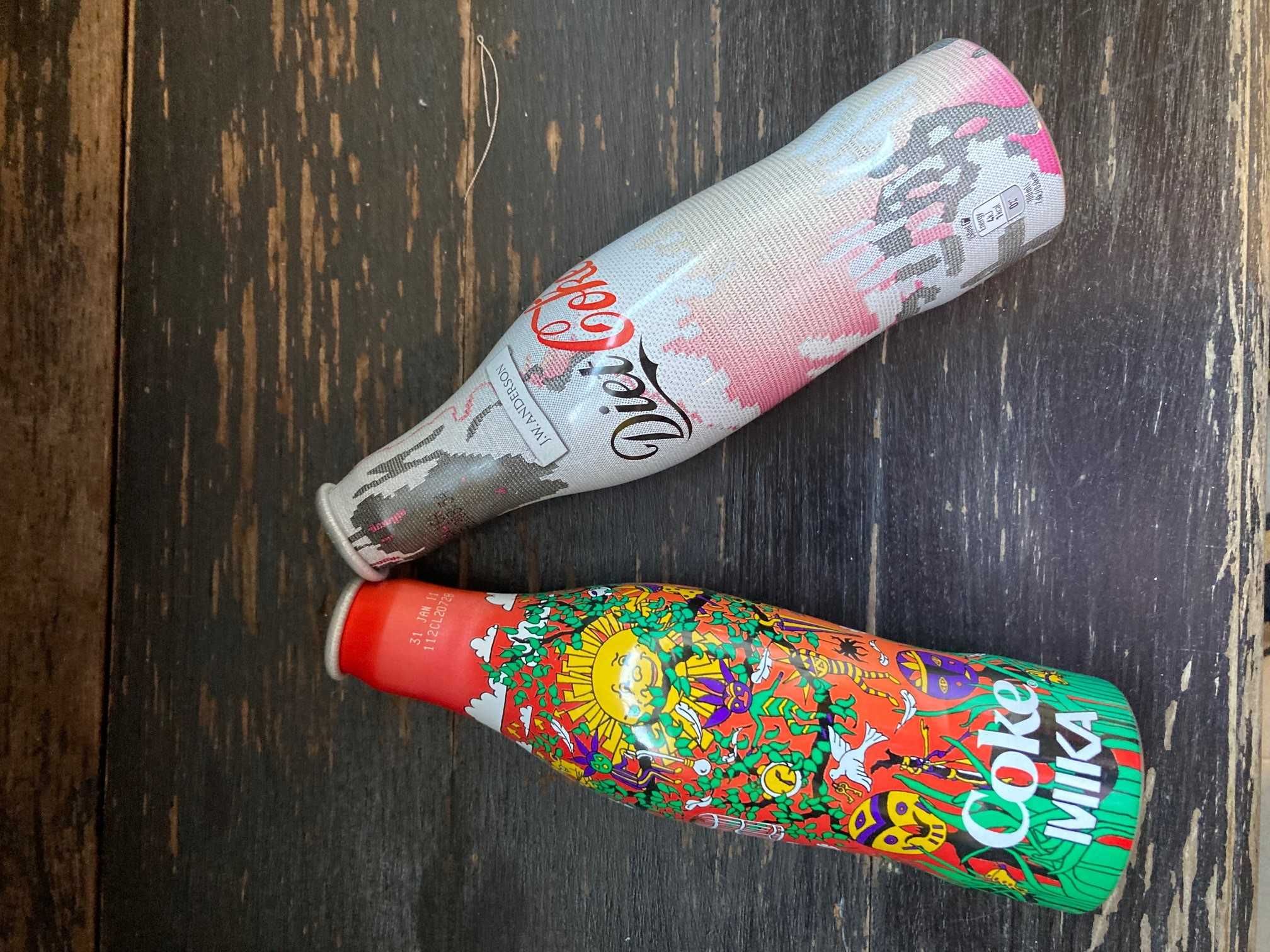 2 Garrafas de coca cola - edição limitada