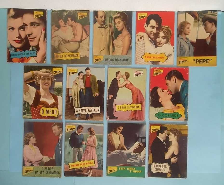 Lote de 65 revistas da colecção «Cinema» (1956)