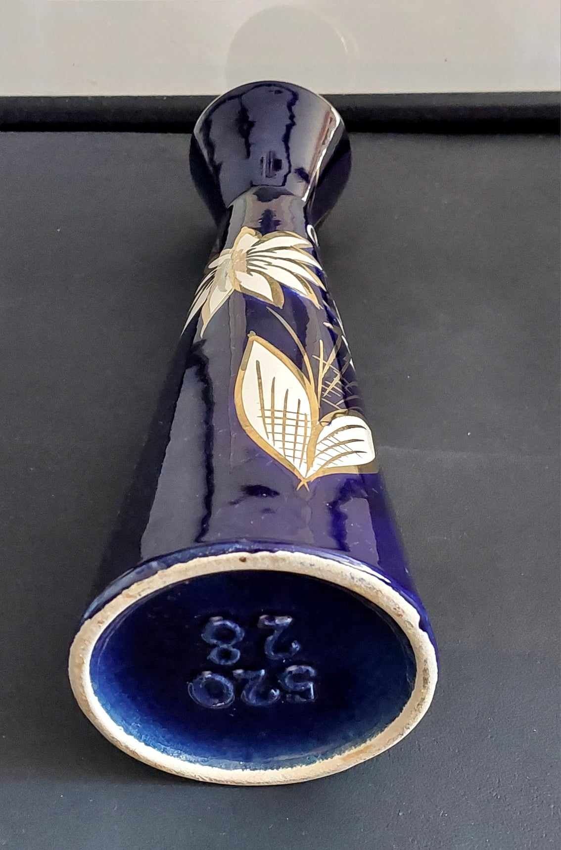 Wazon dekoracijny duży 29vm. Porcelana Kobalt.
