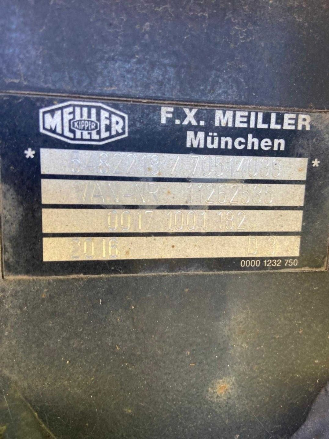 Zabudowa Kiper Wywrotka Meiller 3 stronny+miejsce na HDS Iveco Man Ate