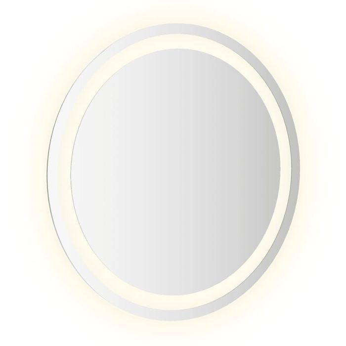 Vidaxl Lustro Łazienkowe Z Led, Okrągłe, 50 Cm