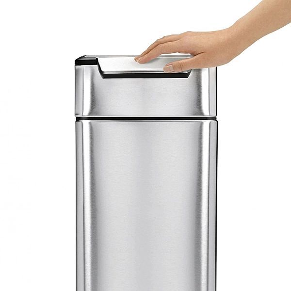 Kosz na śmieci 40l Touch-bar Slim - stal Fpp / simplehuman