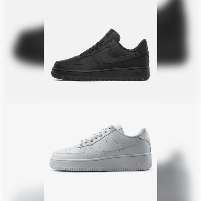 ‼️ РОЗПРОДАЖ ЛЬВІВ ‼️ NIKE AIR FORCE 1 | 36 - 45 |black white| Якість+