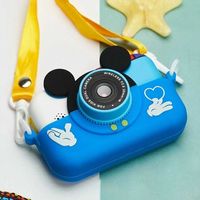 8 GB в ПОДАРУНОК! Дитячий фотоапарат синій Міккі Маус