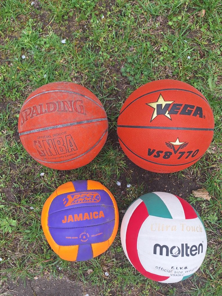 Piłki do koszykówki i siatkówki 5sztuk Spalding