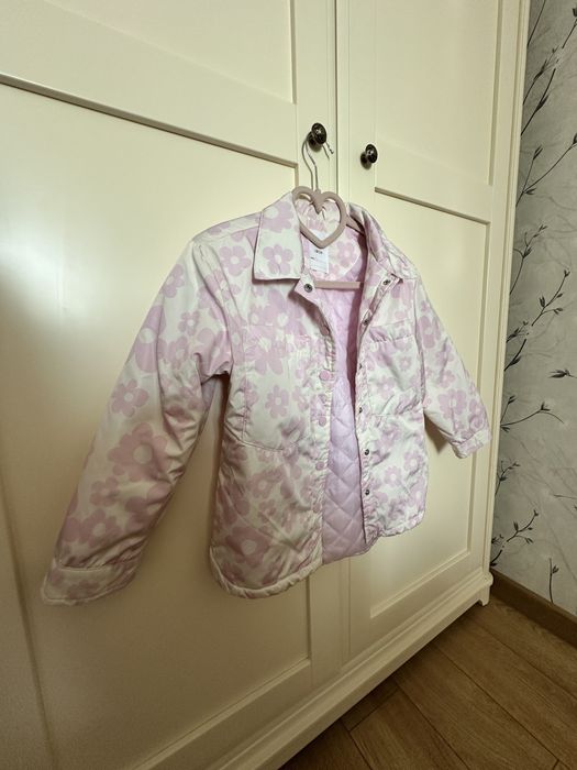 Куртка рожева для дівчинки