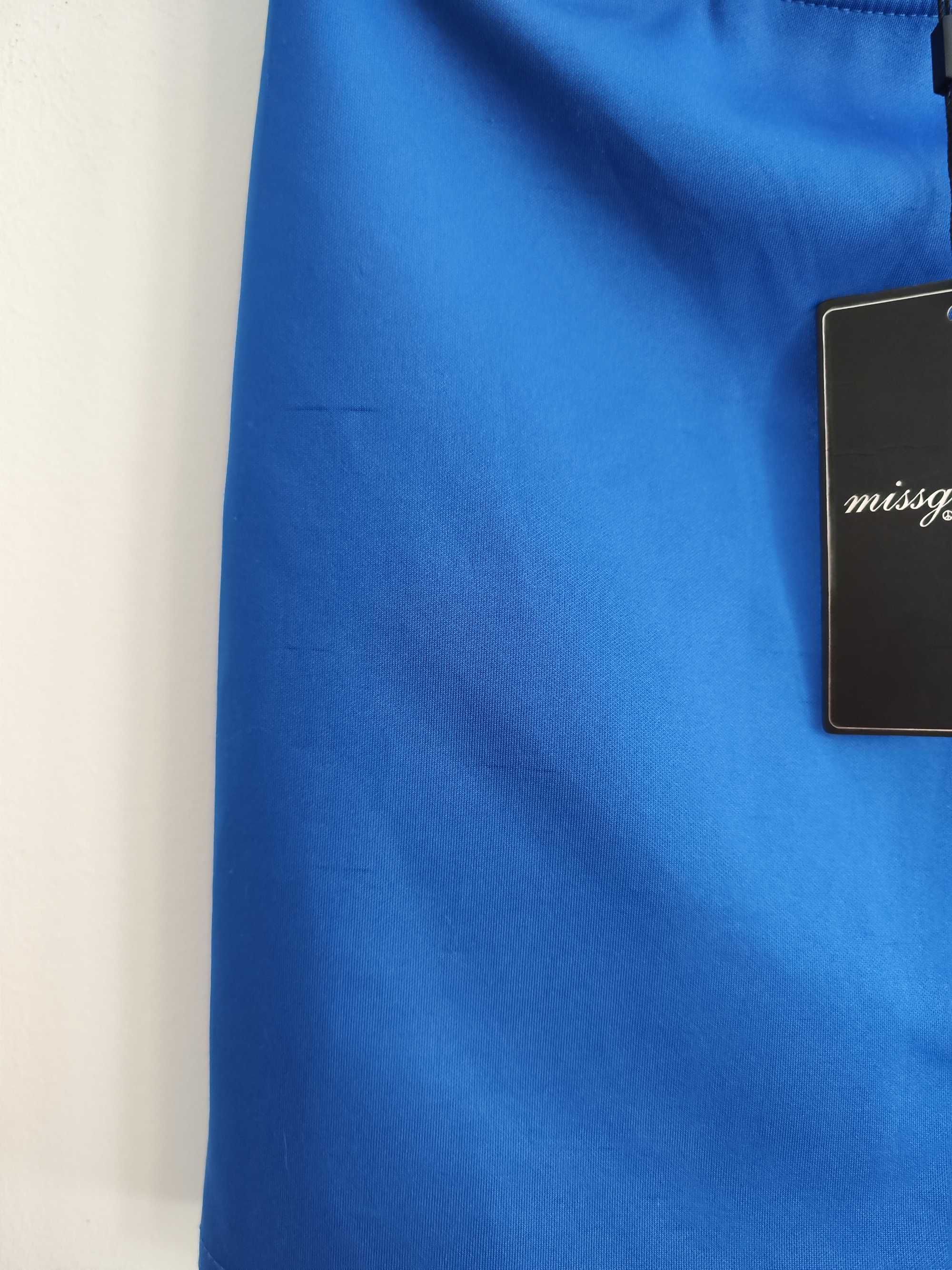Chabrowa spódniczka XS Missguided wymiary w opisie