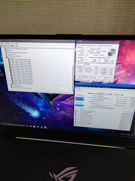 Asus RoG Zephyrus s17 300Гц RTX 2070 super 8gb