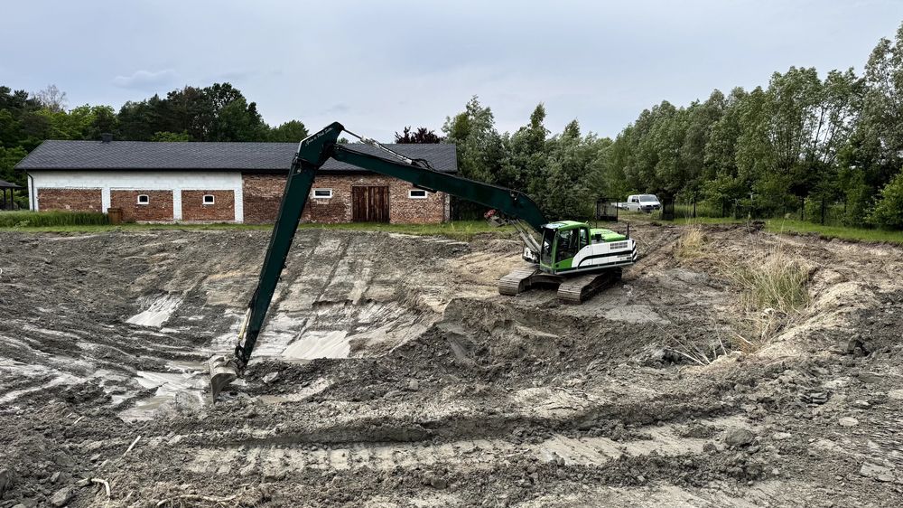 Roboty Ziemne - kopanie i odmulanie stawów, rekultywacja terenów