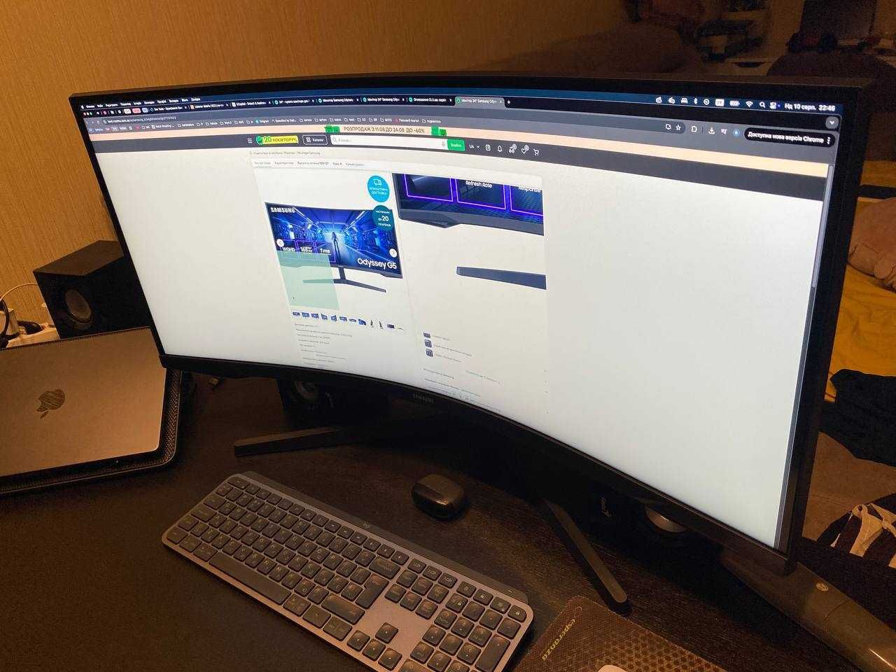 Монітор 34" Samsung Odyssey G5 C34G55T з гарантією 2 роки