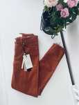 Spodnie Only rude damskie skinny rurki jeansy