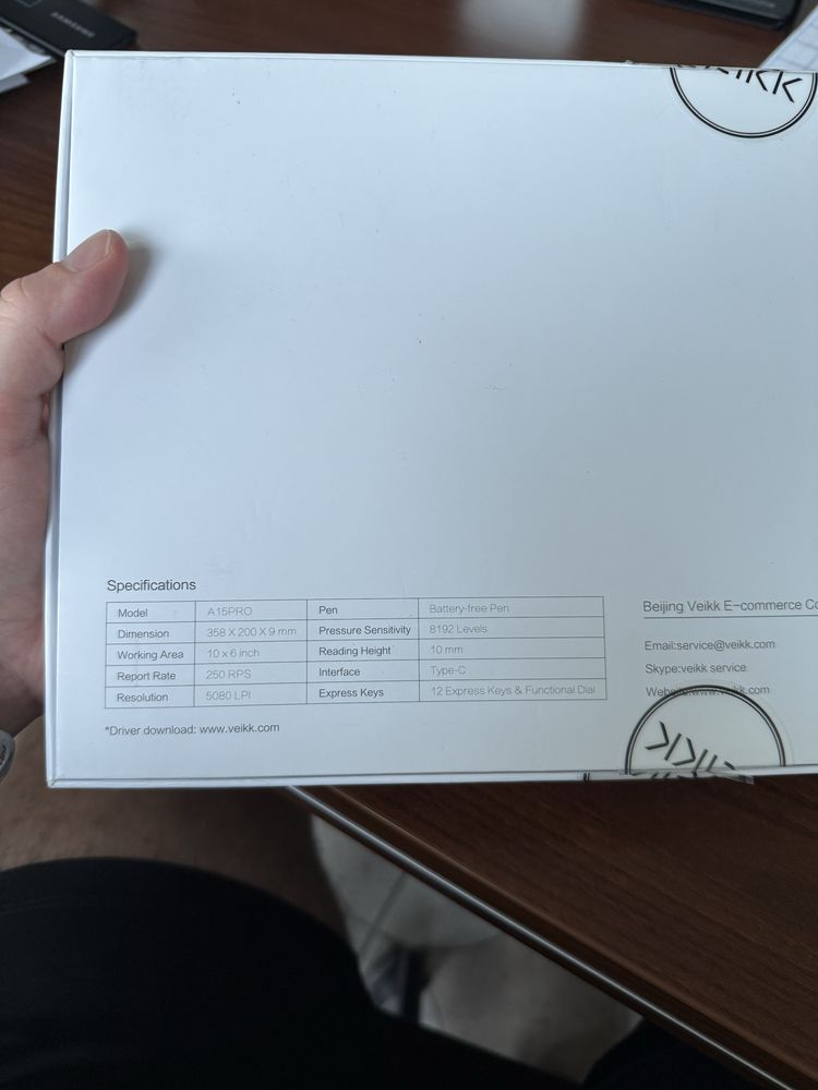 Veikk A15 Pro tablet graficzny, nowy