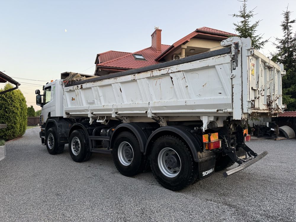 Scania P360 Rok 2008  8x4 MEILLER Wywrotka Sprowadzona Z Francji
