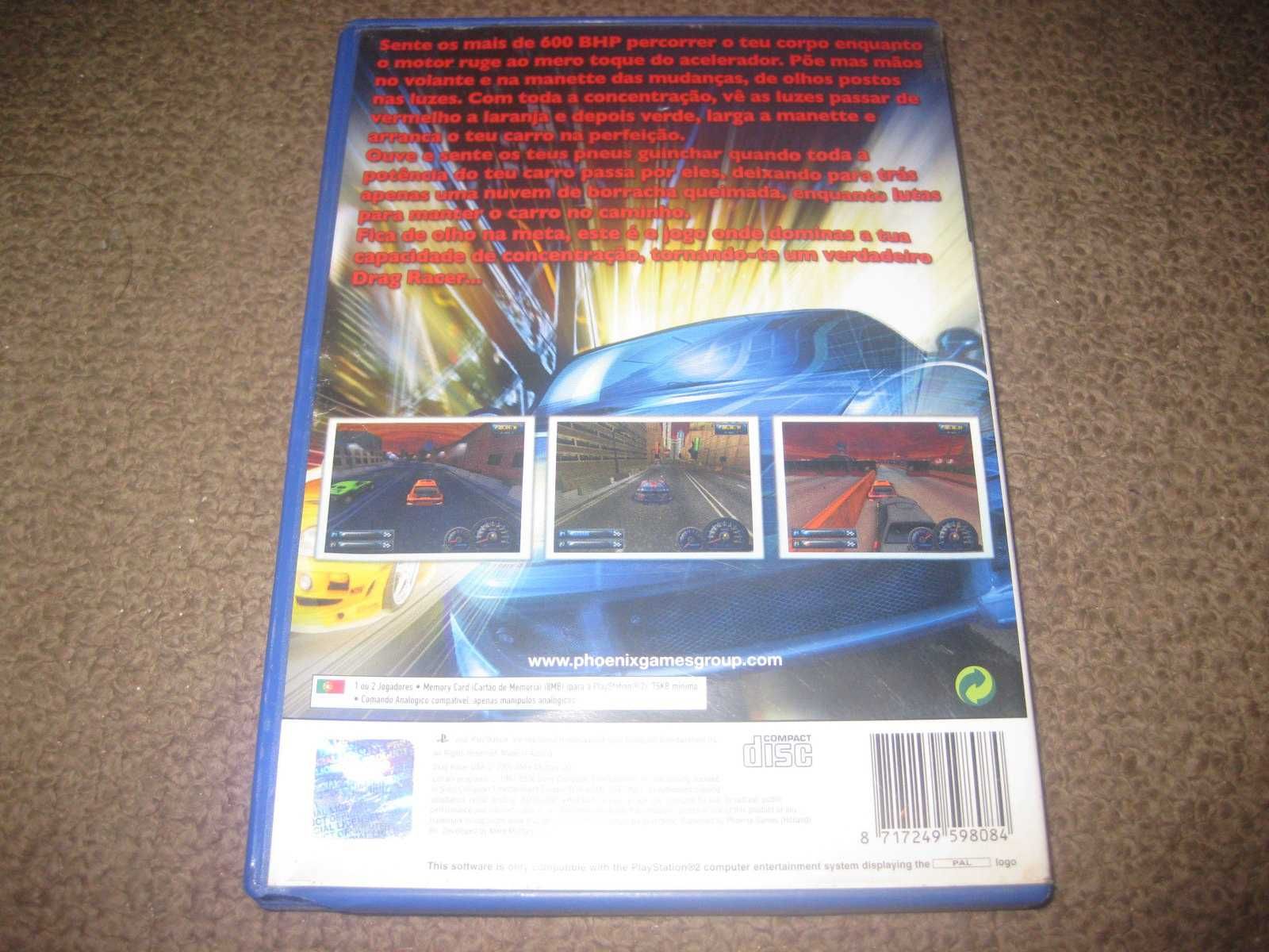 Jogo "Drag Racer USA" para Playstation 2/Completo!