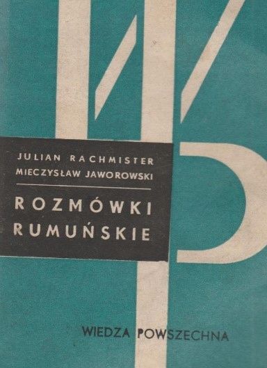 Rozmówki Rumuńskie J. Rachmister