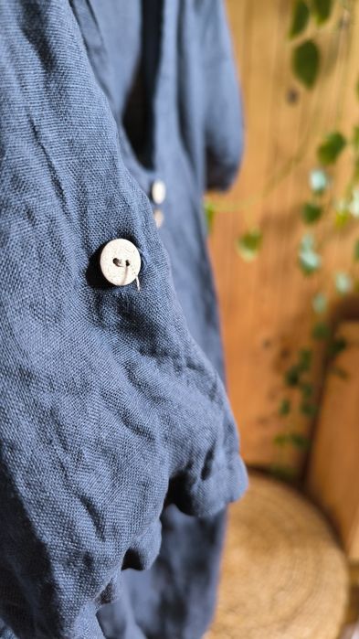 Len 100% bluzka XXXL lniana oversize