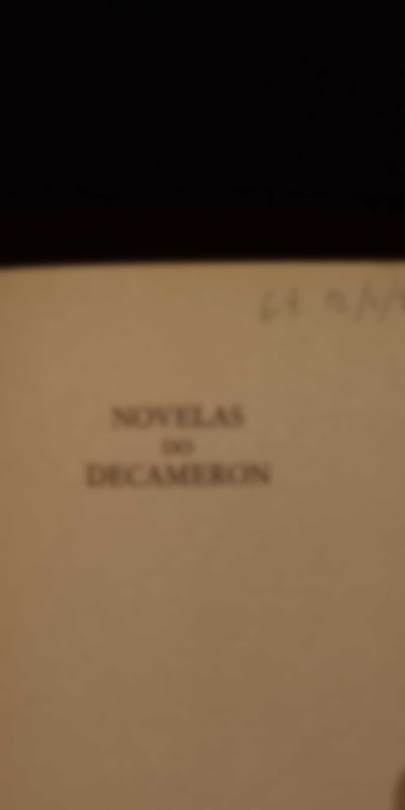 Boccaccio - Novelas do Decameron