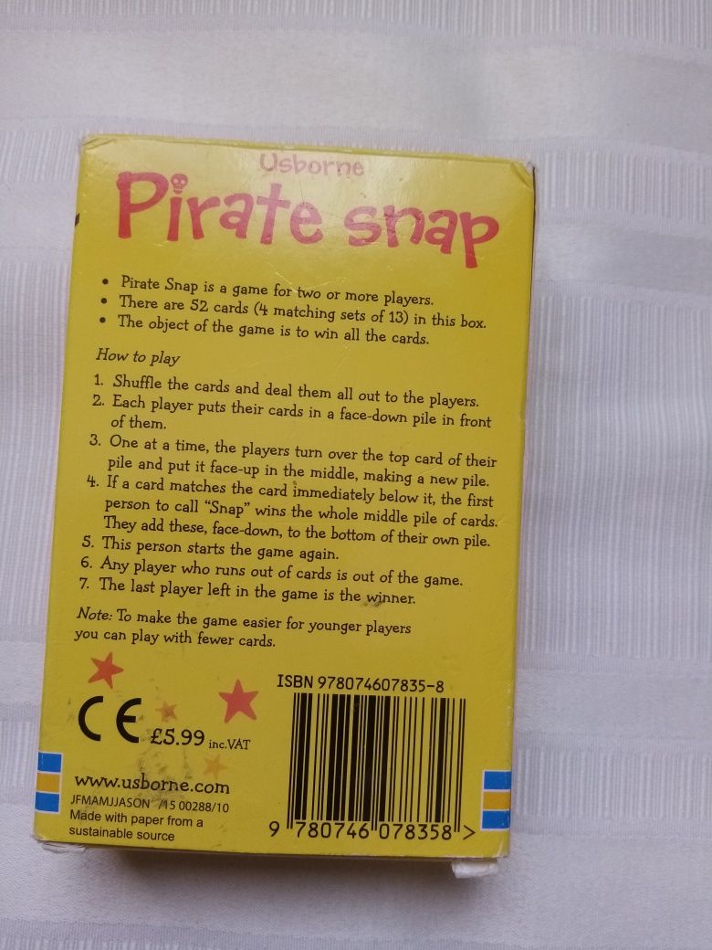 Игра " Pirates Snap", Usborne