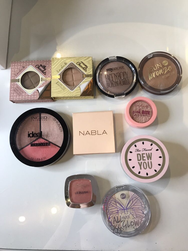 Kosmetyki tanio rozswietlacze itd, nabla, too faced,lovely , ingrid