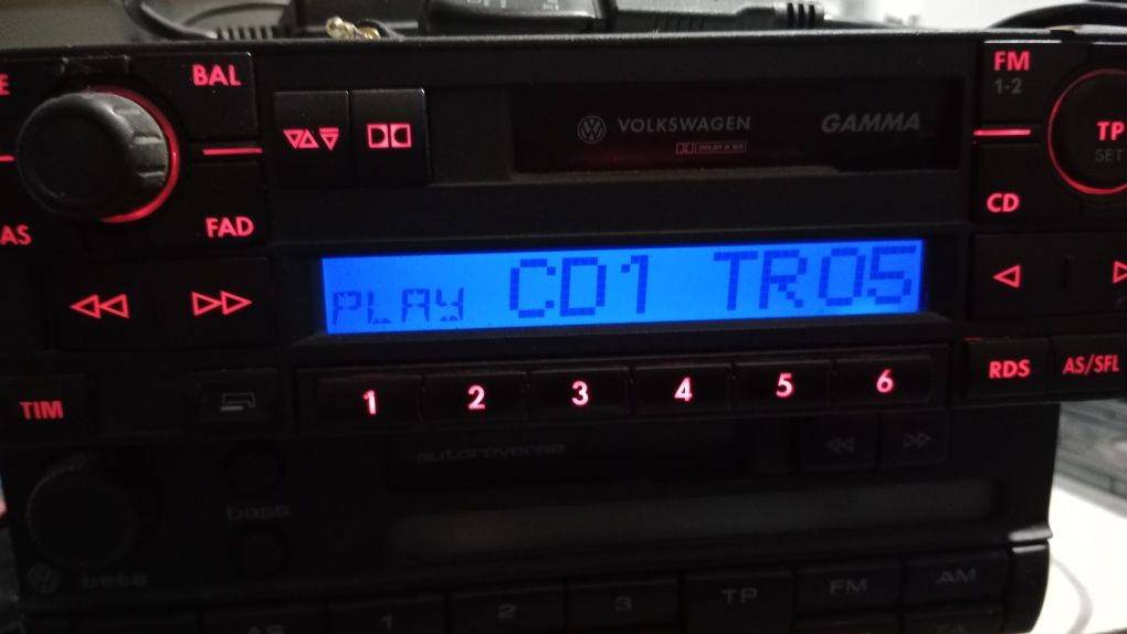 Radio VW  gamma 5 + emulator USB i AUX