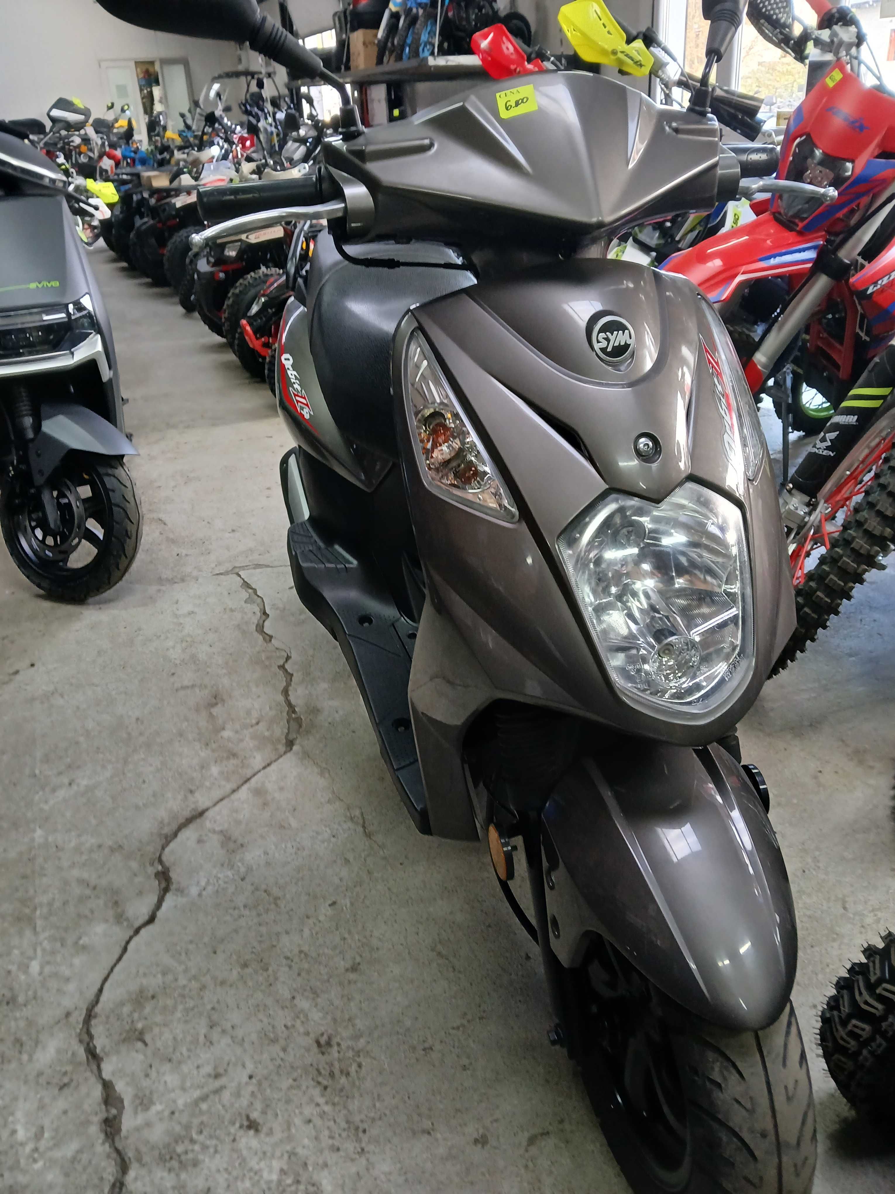 Skuter Sym Orbit II okazja Piękny zadbany kymco RATY 50cc AM dowód 4t