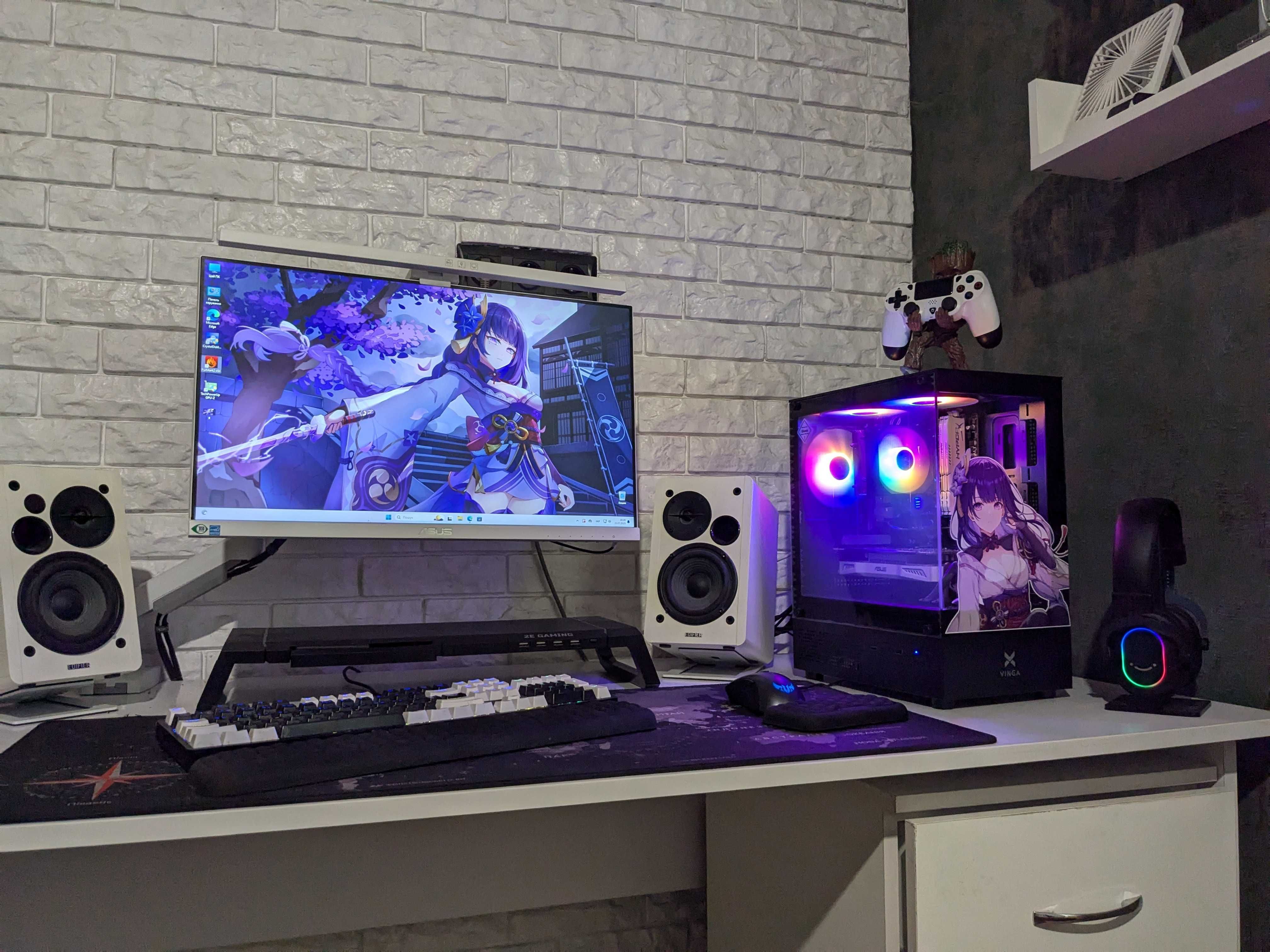 Стилізований Ігровий ПК: RAM 16 GB/ i5 / Asus GTX950 / RGB Башня Win11