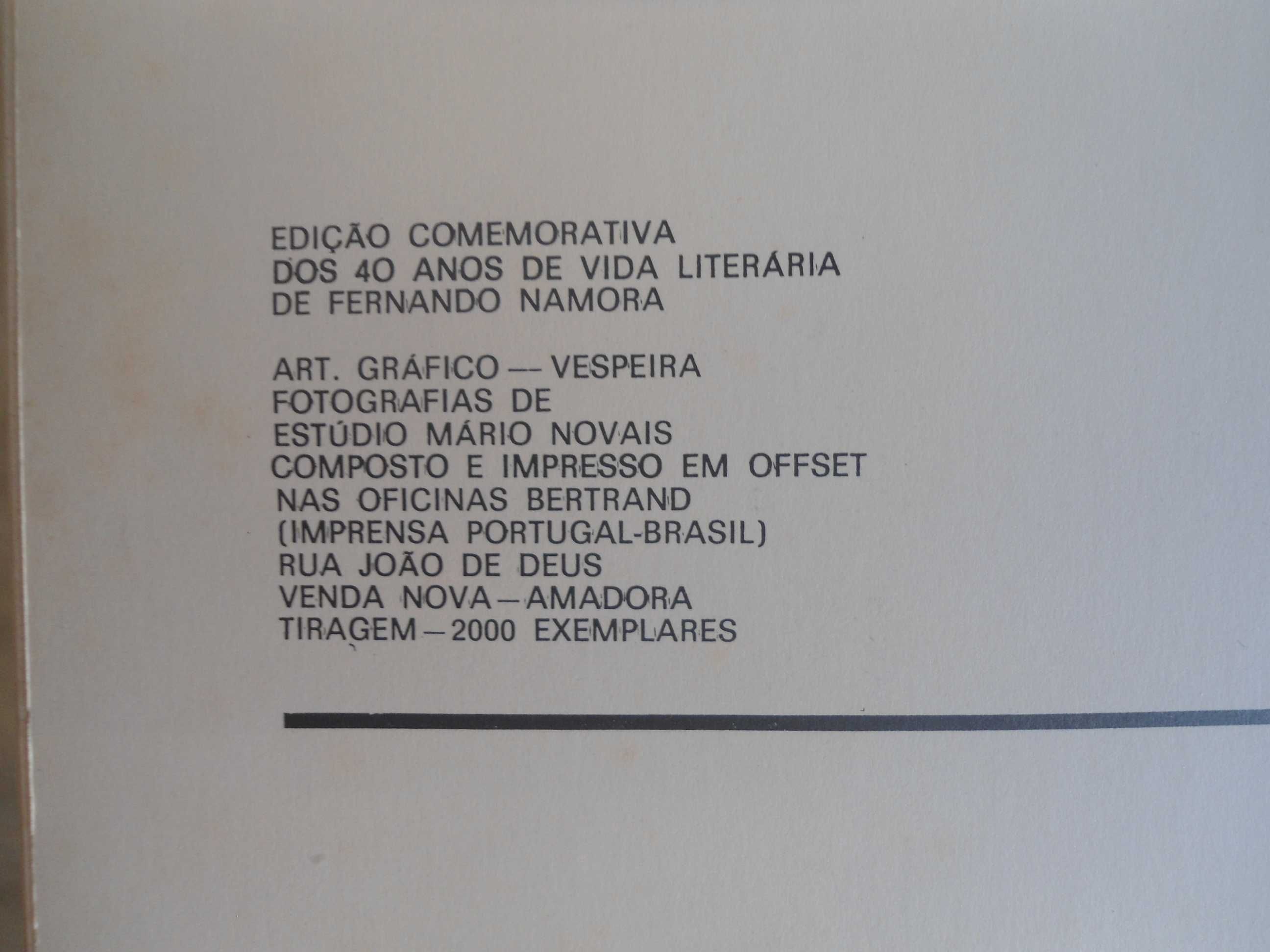 Fernando Namora 40 anos de vida literária