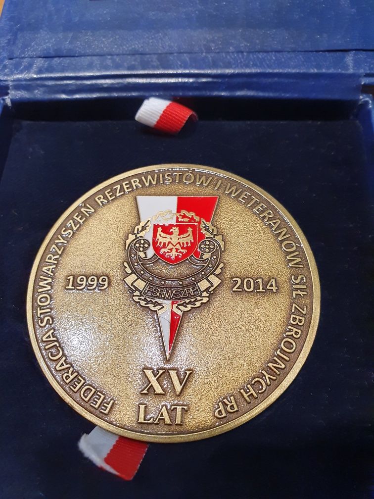 Medal Federacja Rezerwistów i Weteranów RP odznaka ryngraf wojsko coin