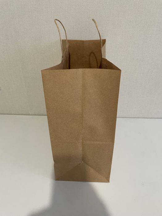 Паперові, Бумажні пакети крафт з ручками