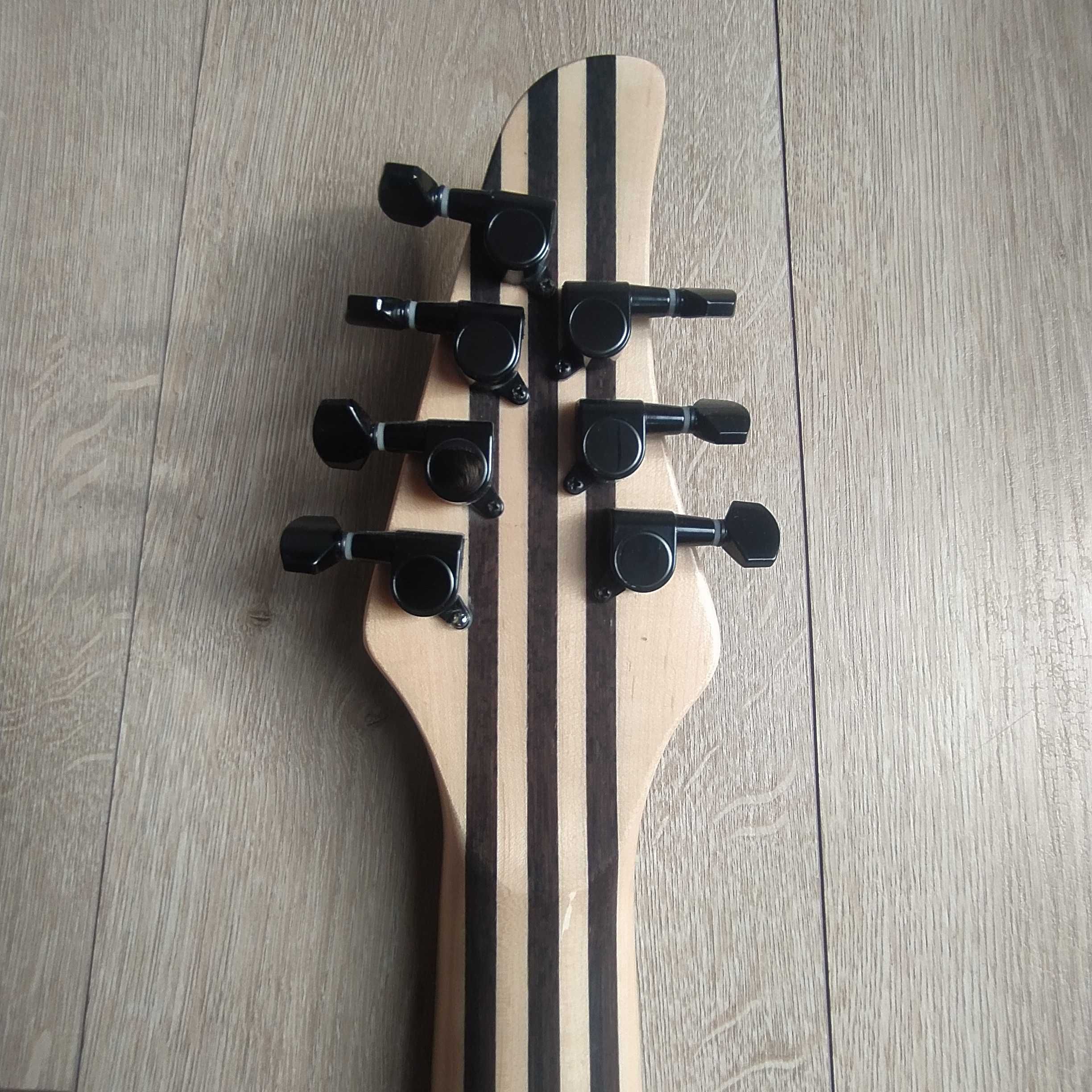 Gitara 7 strunowa siedem elektryczna jak Mayones, Ibanez Schecter Ltd