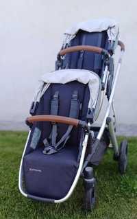 Wózek 2w1 UPPAbaby Vista v2 gondola + 2 spacerówki z defektem