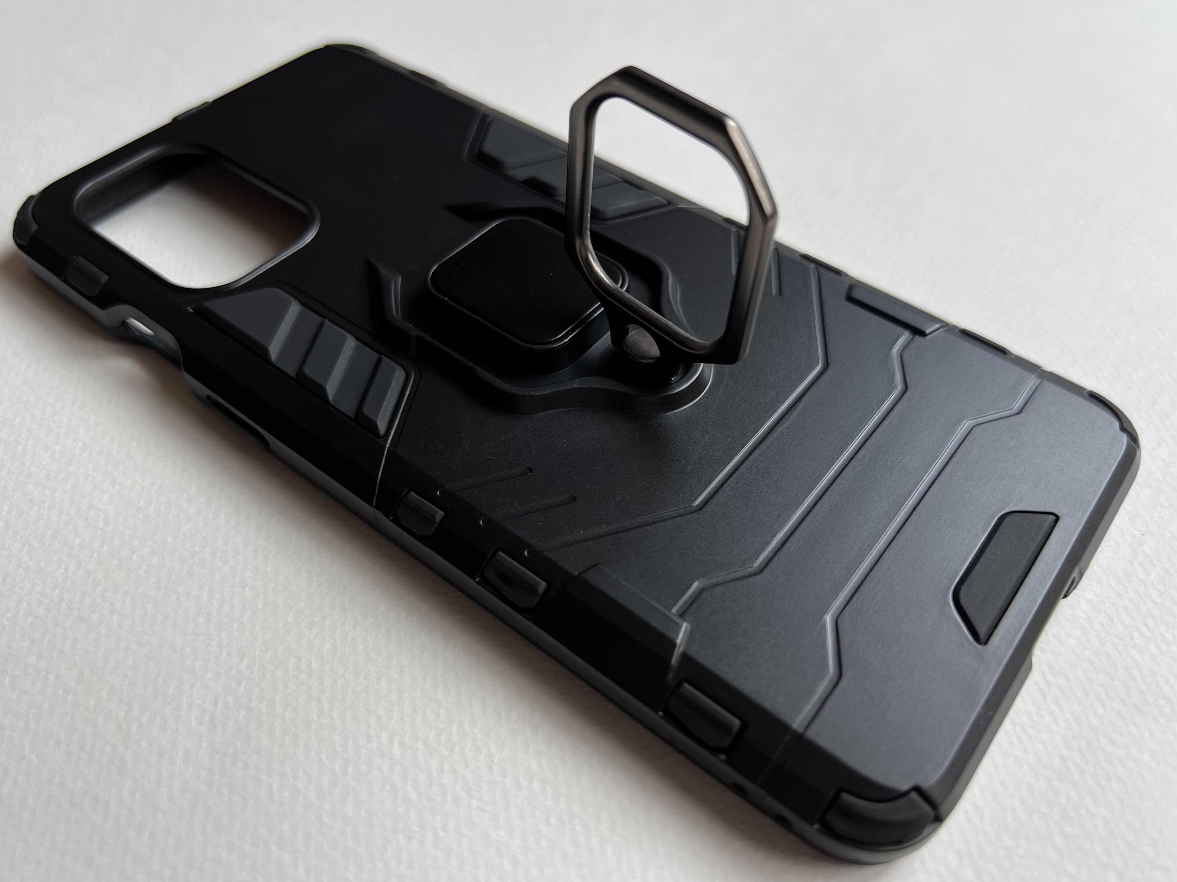 OnePlus 8T / 9R чохол Magnetic Knee магніт підставка чорний пластик