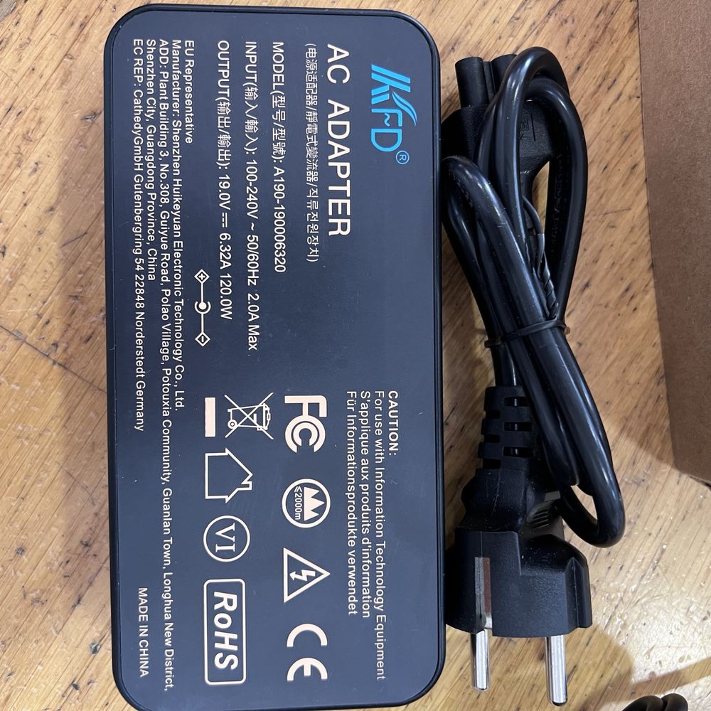 Carregador 120W 19V para Inogen - NOVO