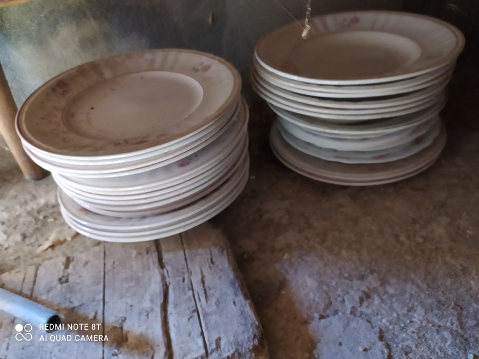 Pratos de cozinha antigos