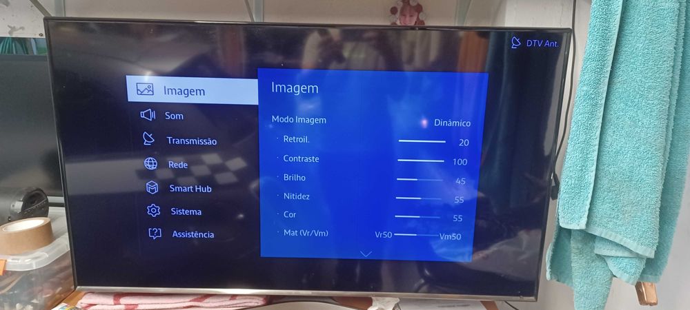 tv Samsung com avaria